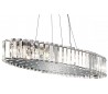 Crystal Lysekrone IP44 B89,4 cm 12 x G9 LED - Krom