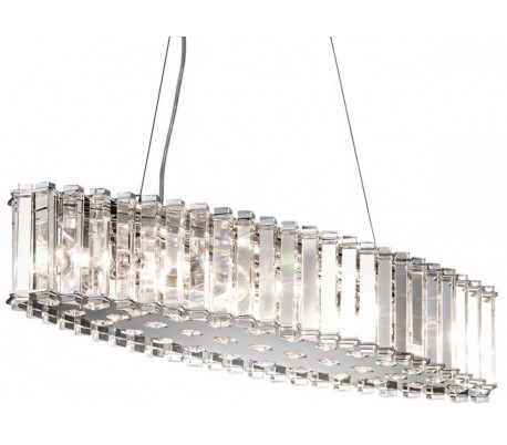 Crystal Lysekrone IP44 B89,4 cm 12 x G9 LED - Krom