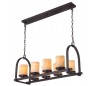 Aldora Loftslampe 91,4 x 38,1 cm 8 x E27 - Bronze/Onyx