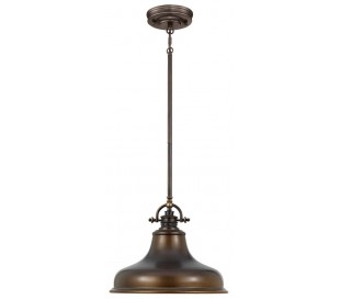 Emery Pendellampe i metal og glas Ø34,3 cm 1 x E27 - Sølv