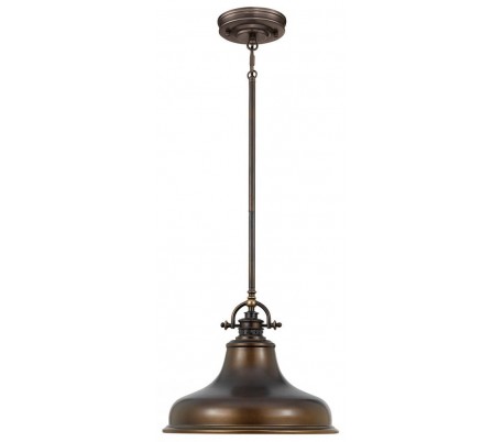 Emery Pendellampe i metal og glas Ø34,3 cm 1 x E27 - Sølv