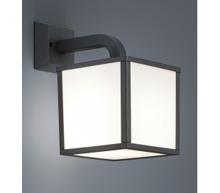 Væglampe 15 x 15 cm 11W LED - Antracit