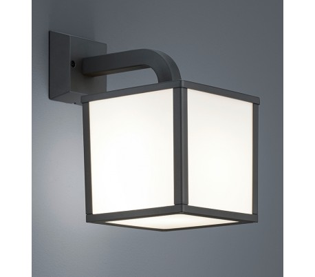 Væglampe 15 x 15 cm 11W LED - Antracit