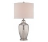 Nicolls Bordlampe H75 cm 1 x E27 - Sølv Mercury/Beige