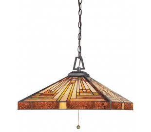 Stephen Tiffany loftslampe til 1 x E27 lyskilder Ø20,3 cm