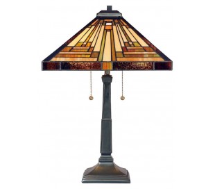 Stephen Tiffany væglampe til 1 x E27 lyskilde H25,4 cm