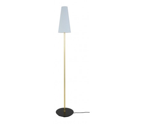 Rhyl Gulvlampe H157 cm 1 x E27 - Creme/Messing