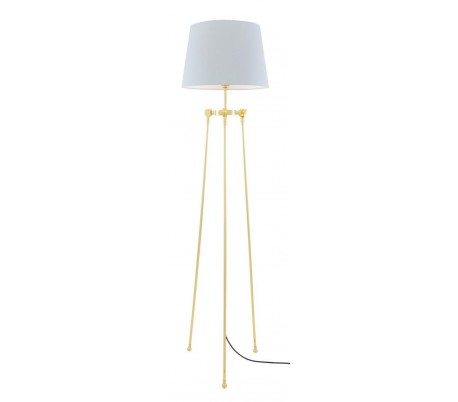 Lismore Gulvlampe H162,5 cm 1 x E27 - Messing/Creme