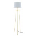 Lismore Gulvlampe H162,5 cm 1 x E27 - Messing/Creme