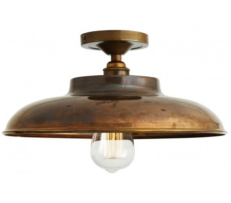 Geneva Plafond Ø30,5 cm 1 x E27 - Antik sølv