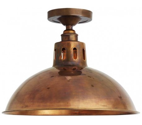 Tefal Plafond Ø32 cm 1 x E27 - Antik messing