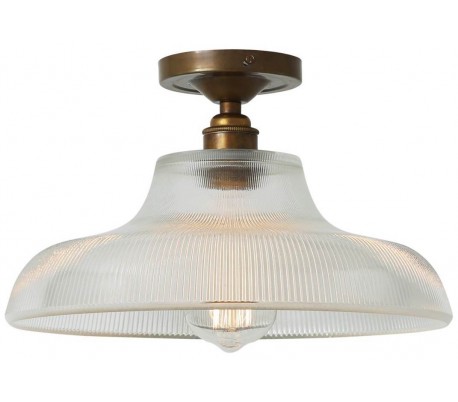 Mono Plafond Ø30 cm 1 x E27 - Poleret kobber