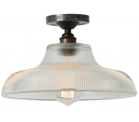 Mono Plafond Ø30 cm 1 x E27 - Antik messing