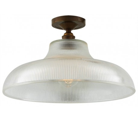 Mono Plafond Ø40 cm 1 x E27 - Poleret kobber