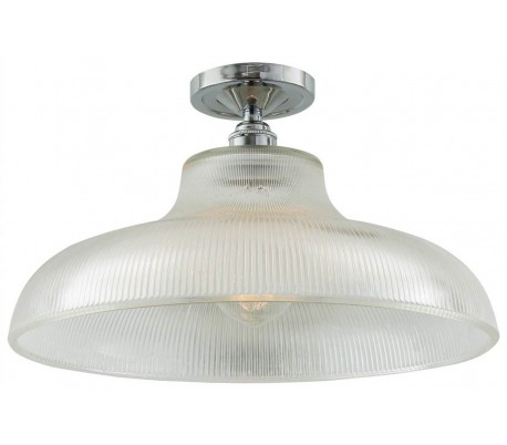 Mono Plafond Ø40 cm 1 x E27 - Poleret messing