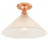 Hanoi Plafond Ø30 cm 1 x E27 - Poleret kobber