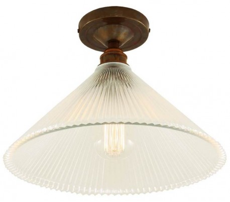 Hanoi Plafond Ø30 cm 1 x E27 - Poleret kobber