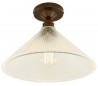 Hanoi Plafond Ø30 cm 1 x E27 - Antik messing