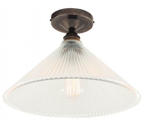 Hanoi Plafond Ø30 cm 1 x E27 - Antik messing