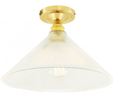 Hanoi Plafond Ø30 cm 1 x E27 - Antik messing