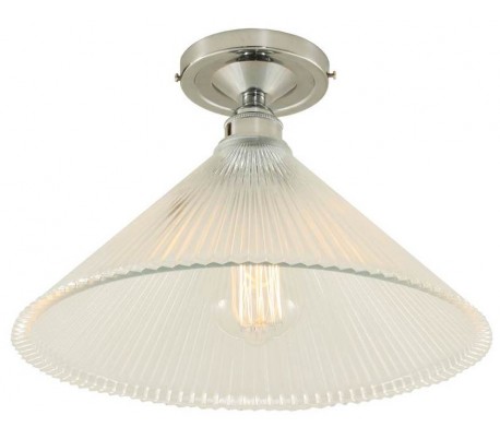 Hanoi Plafond Ø30 cm 1 x E27 - Poleret messing