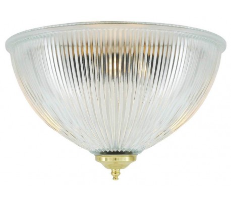 Nicosa Plafond Ø30 cm 2 x E14 - Poleret messing