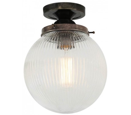Stanley Kugleplafond Ø20 cm 1 x E27 - Antik messing