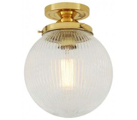 Stanley Kugleplafond Ø20 cm 1 x E27 - Antik messing