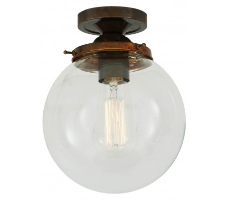 Stanley Kugleplafond Ø20 cm 1 x E27 - Antik messing
