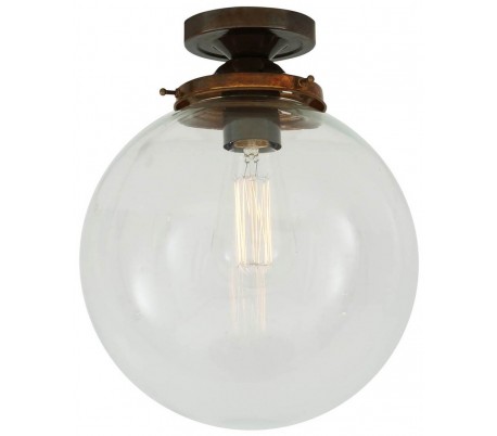 Riad Kugleplafond Ø20 cm 1 x E27 - Antik messing