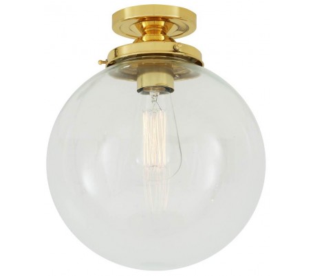 Riad Kugleplafond Ø25 cm 1 x E27 - Antik messing