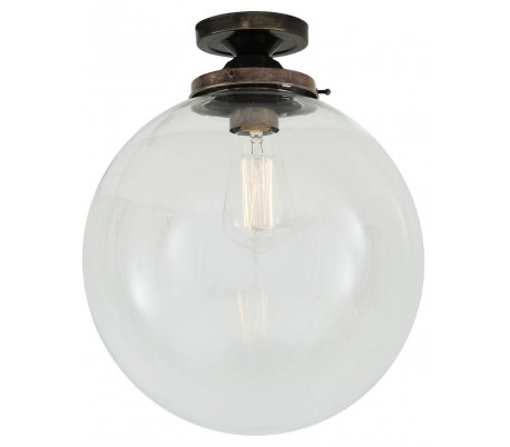 Riad Kugleplafond Ø30 cm 1 x E27 - Antik messing