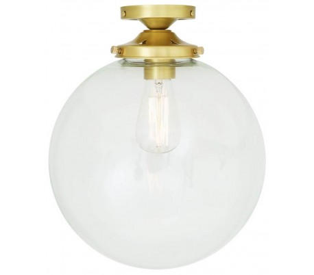 Riad Kugleplafond Ø30 cm 1 x E27 - Poleret messing