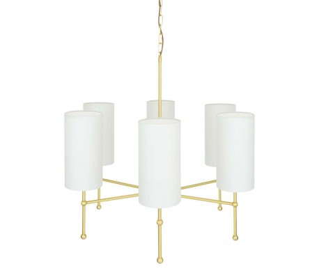 Arizona lysekrone Ø127,50 cm 8 x E27 - Satineret messing