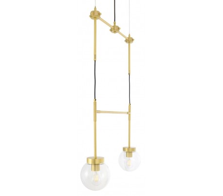 Boho lysekrone Ø46 - 140 cm 8 x E27 - Poleret messing