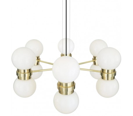 Dunleer lysekrone Ø69 cm 3 x E27 - Poleret messing