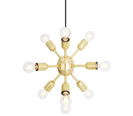 Glen lysekrone Ø60 cm 3 x E27 - Poleret messing