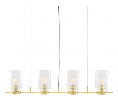 Davis lysekrone B65 cm 2 x E27 - Satineret messing