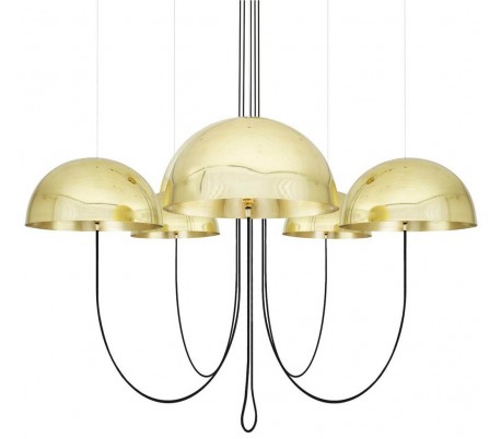 Oxford lysekrone Ø28 cm 1 x E27 - Poleret messing