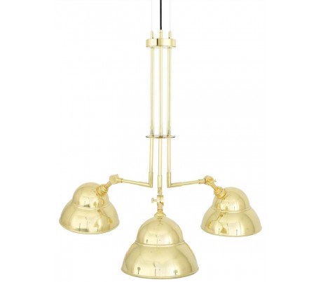 Sparti lysekrone Ø86 - 96 cm 3 x E27 - Poleret messing