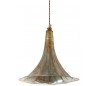 Grammophone loftslampe Ø33 cm 1 x E27 - Antik messing