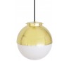 Florence loftslampe Ø26 cm 1 x E27 - Poleret messing/Opalhvid