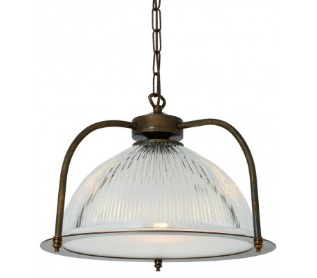 Grammophone loftslampe Ø33 cm 1 x E27 - Antik messing