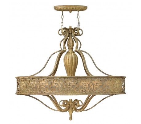 Carabel Loftslampe Ø53,3 cm 3 x E27 - Børstet champagne