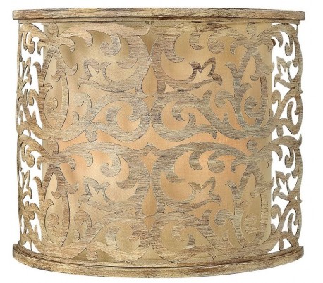 Carabel Loftslampe Ø37,5 cm 2 x E27 - Børstet champagne