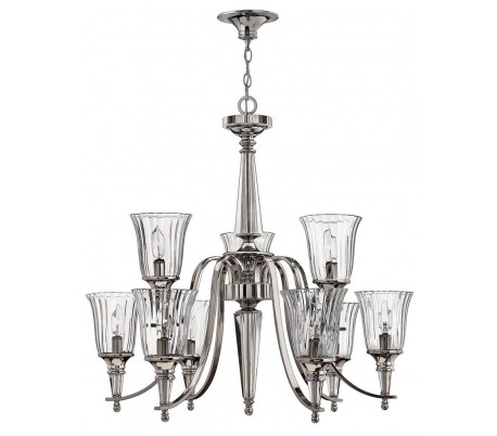 Chandon Lysekrone Ø71,1 cm 6 x E14 - Sølv/Klar