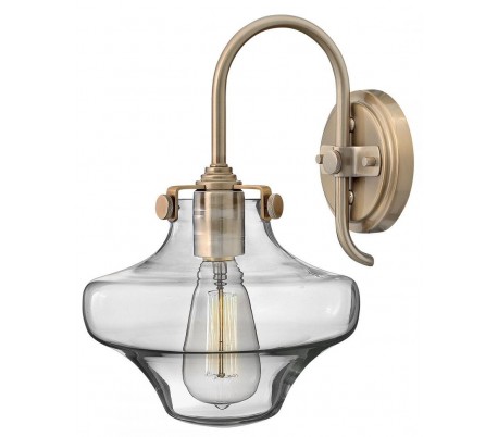 Congress Loftslampe Ø20,3 cm 1 x E27 - Børstet karamel