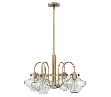 Congress Loftslampe Ø22,2 cm 1 x E27 - Børstet karamel