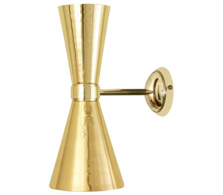 Amias Væglampe H33 cm 2 x GU10 LED - Antik messing