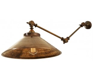 Quito Væglampe H17 - 22 cm 1 x E27 - Antik messing 2